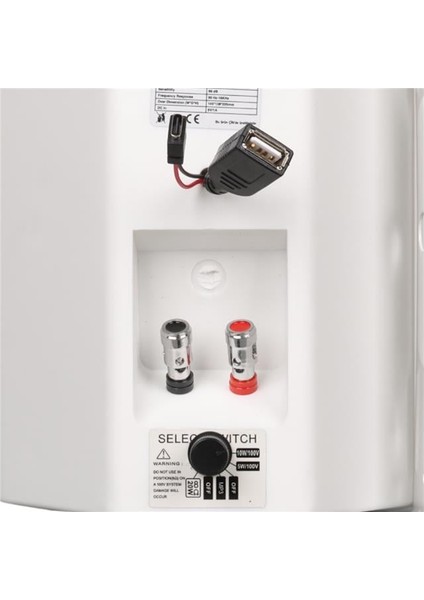 F-LHY4S 4" (10 Cm) Hat Trafolu Duvar Tipi Sütun Hoparlör (10W Rms / 150W Peak - Mp3 USB Uyumlu) - Beyaz fırsatları