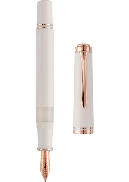 M600 White Rose Gold Dolma Kalem