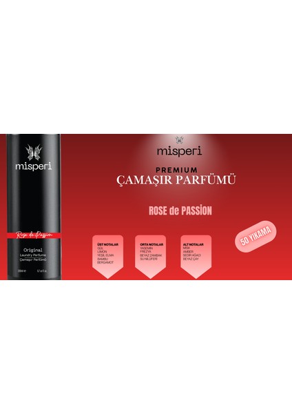 Misperi - Rose De Passion Çamaşır Parfümü modelleri