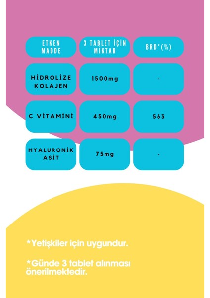 Hidrolize Kolajen Tablet, Saf ve Doğal Yüksek Biyoaktif Çift Hidrolize Kolajen modelleri