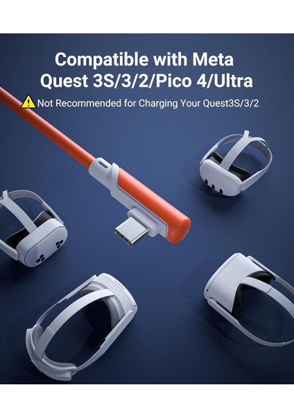 5 M Usb-C Vr Kablo – Quest2/quest Pro/pico 4 Uyumlu Yüksek Hızlı Bağlantı Kablosu indirimleri