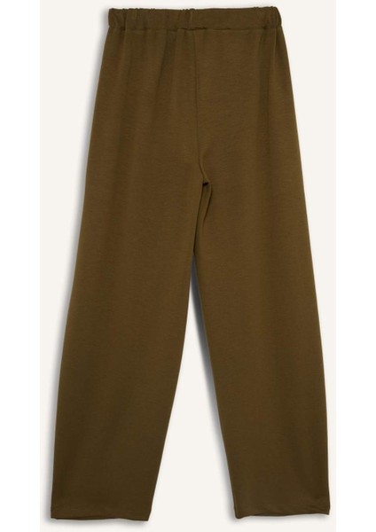 Barrel Fit Düz Paça Pantolon F9575AX25AU