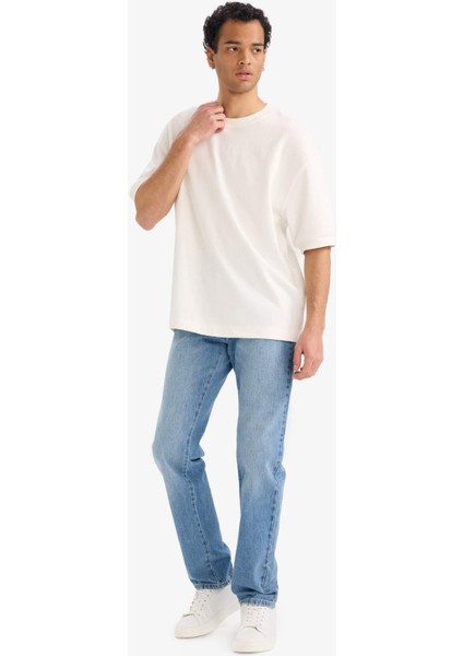 Straight Fit Düz Paça Jean Pantolon G1292AX25AU