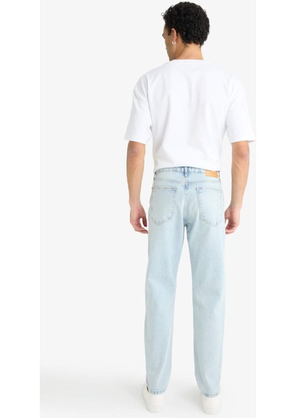 Slim Tapered Fit Dar Paça Jean Pantolon F2324AX25AU