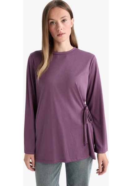 Regular Fit Modal Uzun Kollu Tunik