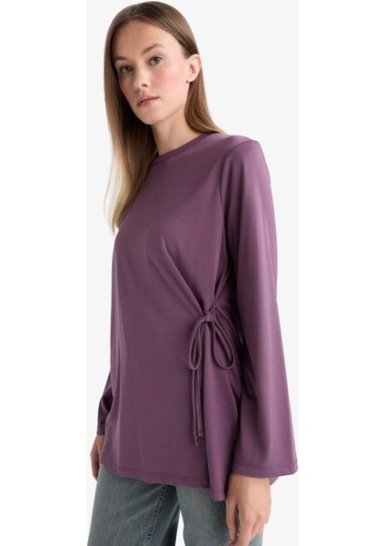 Regular Fit Modal Uzun Kollu Tunik