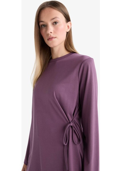 Regular Fit Modal Uzun Kollu Tunik