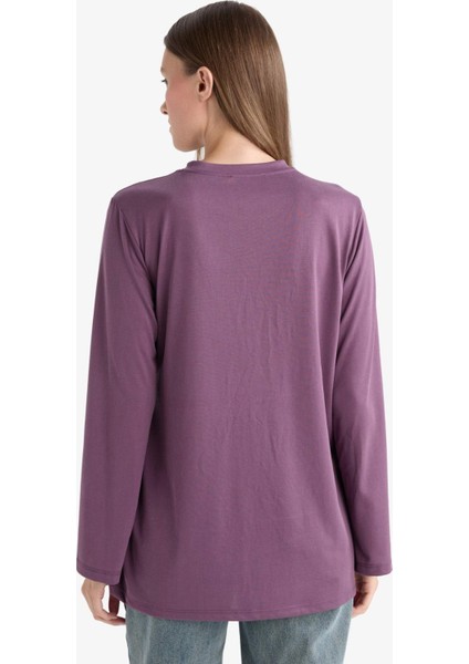 Regular Fit Modal Uzun Kollu Tunik