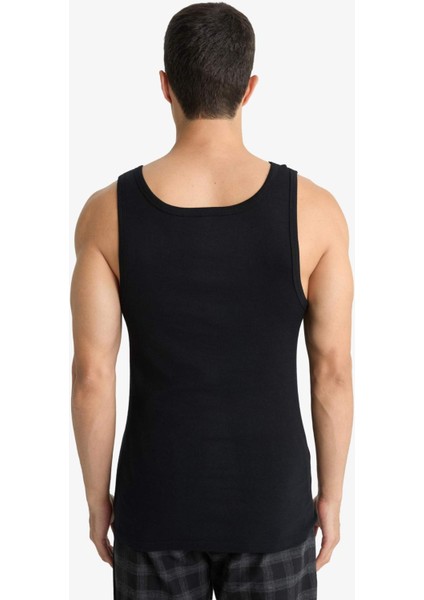 Slim Fit Dar Kesim Ribana 2'li Atlet Y9056AZ25WN