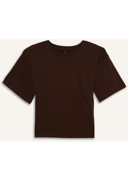 Slim Fit Dar Kesim Bisiklet Yaka Kısa Kollu Tişört G1464AX25AU