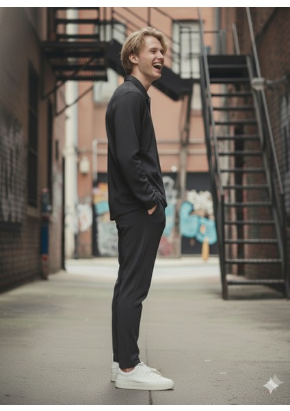 Unısex Gömlek Yaka Içi Pamuklu Cepli Regular Beli Lastikli 2'li Takım fiyatları