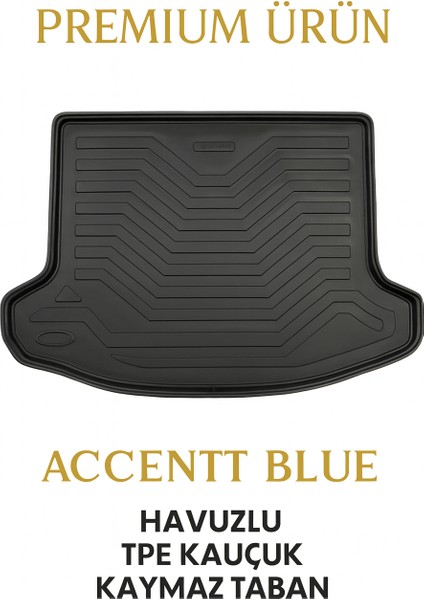 Hyundai Accent Blue 2010+ 3D Bagaj Havuzu Premium fırsatları