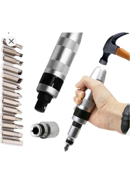 Darbeli Tornavida Seti 15 Parça