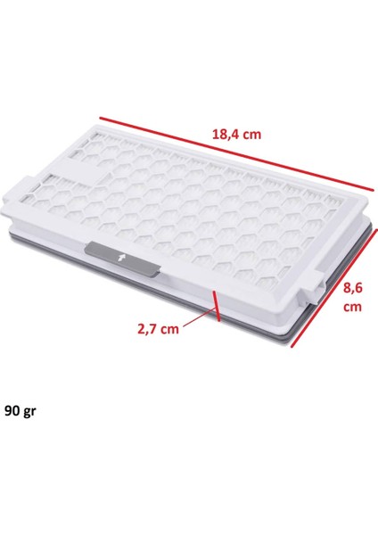 Ile Uyumlu SF-AP50 S 400I - 499I Classic C1 Serisi S 7000 - 7999 ELEKTRIKLI Süpürge Hepa Filtre