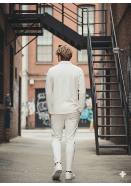 Unısex Gömlek Yaka Içi Pamuklu Cepli Regular Beli Lastikli 2'li Takım modelleri