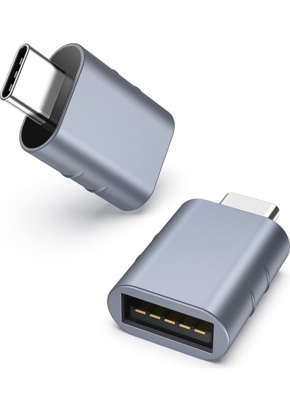 Usb-C To USB 3.0 Adaptör 2’li Set Kompakt Dönüştürücü Yüksek Performanslı Pratik Seti