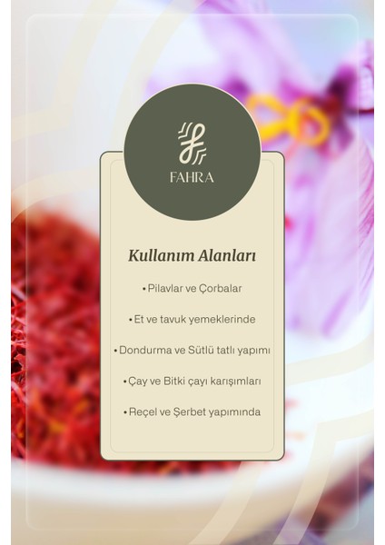 Iran Safranı 2g – Saf Renk, Yoğun Aroma & Premium Kalite modelleri