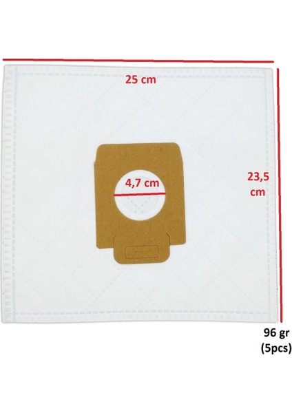 Ile Uyumlu Extreme complete Power P10 X 150 GM 200 ELEKTRIKLI SÜPÜRGE Toz Torbası 5 Adet modelleri