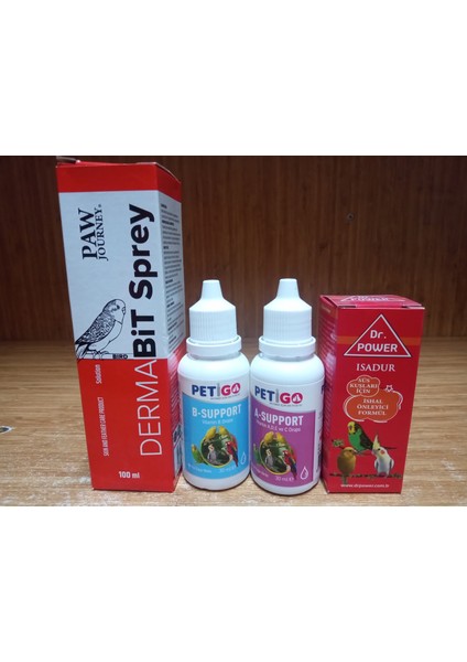 Kuş Sağlık Bakım Seti4'lü