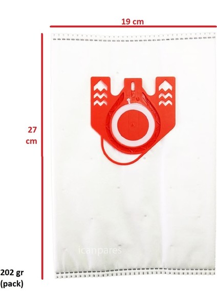 Ile Uyumlu Typ Fjm s 5000 5999 S4000 S4999 ELEKTRIKLI SÜPÜRGE Toz Torbası 4 Adet indirimleri