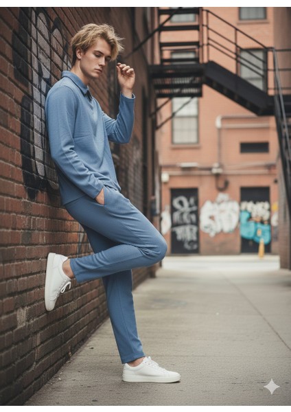 Unısex Gömlek Yaka Içi Pamuklu Cepli Regular Beli Lastikli 2'li Takım fiyatları