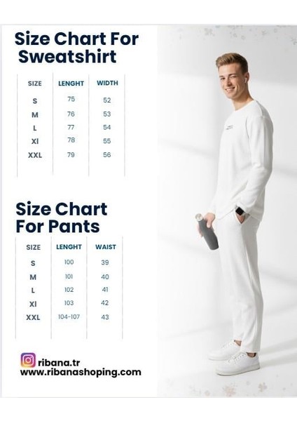 Unısex Gömlek Yaka Içi Pamuklu Cepli Regular Beli Lastikli 2'li Takım