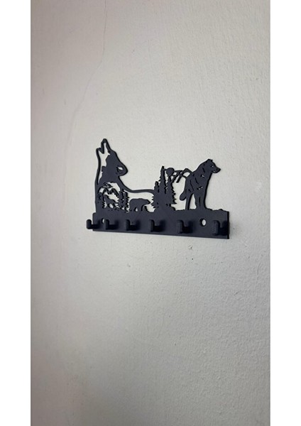 Kurt Figürlü Anahtarlık Askılık | Ev ve Ofis Için Tasarlanmış Anahtar Askısı modelleri