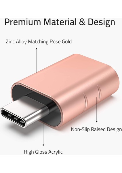 Usb-C To USB 3.0 Adaptör 2’li Set Kompakt Dönüştürücü Yüksek Performanslı Pratik Seti fiyatları