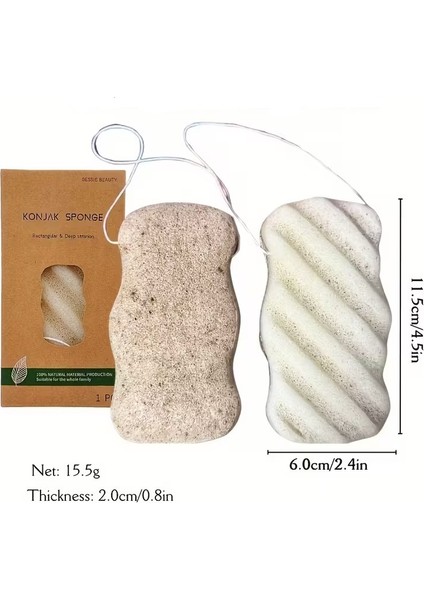 Yetişkin Banyo Süngeri Konjak Sponge 1 Ad