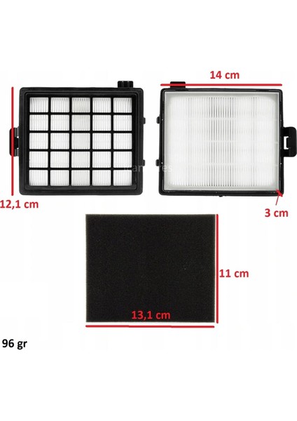 Ile Uyumlu Fc 8071/01 Fc 8146 8147 8148 Easy Life Elektrikli Süpürge Hazne Içi Hepa Filtre modelleri