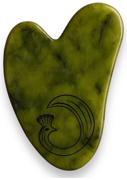 Gua Sha Yüz Masaj Taşı Yeşim