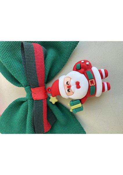 Noel Baba Küçük Irk Köpek Papyon Tasması | Kırmızı Fiyonk Boyun Aksesuarı | Noel Temalı Köpek Süsü modelleri