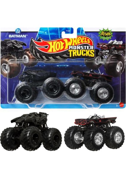 Monster Trucks 1:64 Güçlü Ikili Arabalar Batman & Batman Classıc Tv Serıes FYJ64 - JCC80