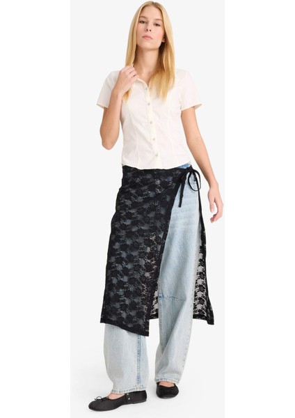 Normal Bel Dantel Bağlamalı Pareo G1168AX25AU