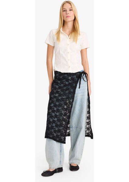 Normal Bel Dantel Bağlamalı Pareo G1168AX25AU