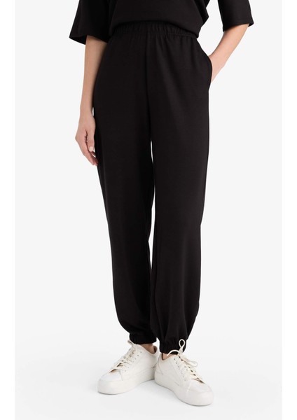 Jogger Fit Basic Düz Cepli Eşofman Altı