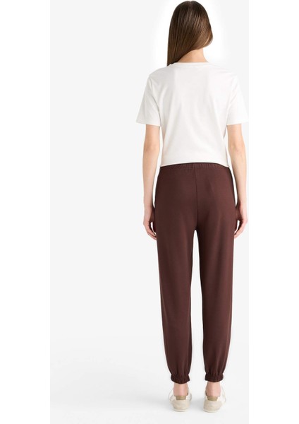 Jogger Fit Basic Düz Cepli Eşofman Altı