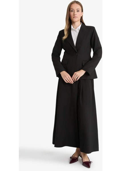 Regular Fit Geniş Paça Dokuma Pantolon G1308AX25AU