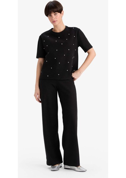 Straight Fit Geniş Paça Pantolon G1585AX25WN