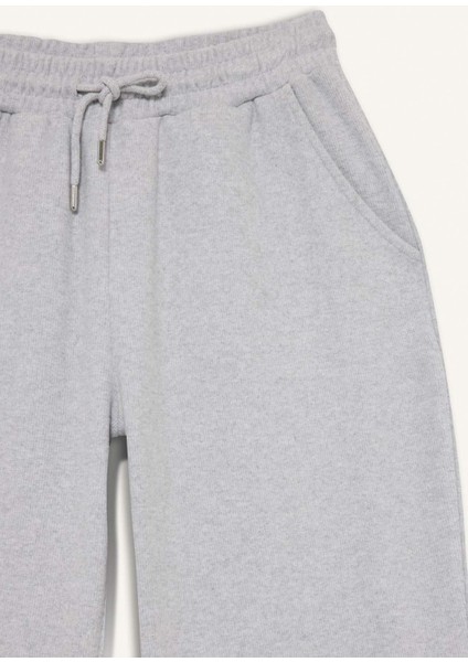 Wide Leg Beli Bağcıklı Cepli Eşofman Altı