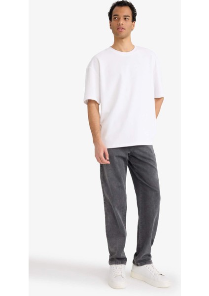 Wide Leg Geniş Paça Jean Kar Yıkamalı Pantolon G2468AX25AU