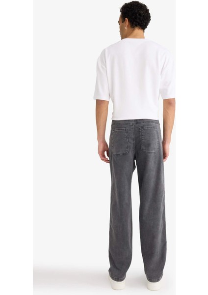 Wide Leg Geniş Paça Jean Kar Yıkamalı Pantolon G2468AX25AU