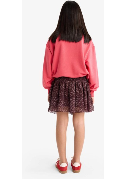 Kız Çocuk Tül Çiçek Desenli Etek G1610A825AU