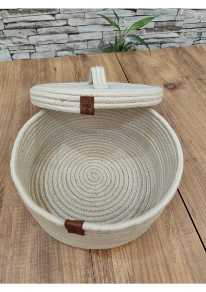 Çok Amaçlı Düzenleyici Kapaklı Sepet,kapaklı Saklama Kutusu ,kapaklı Organizer 25X10 - Orta Boy modelleri