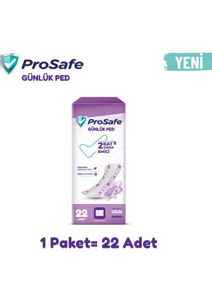 Günlük Ped Uzun 22'li