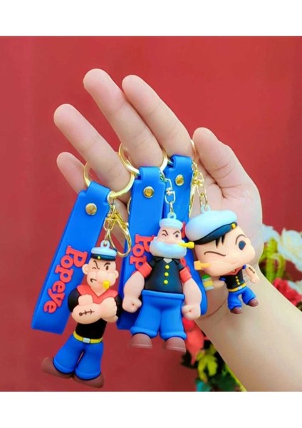 Çizgi Film Karakterli 3D Anahtarlık & Çanta Aksesuarı