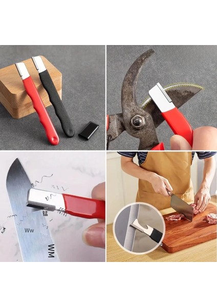 Koruyucu Kapaklı Keskin Makas Budama Makası Bıçak Bileme Aparatı Bileyici fiyatları