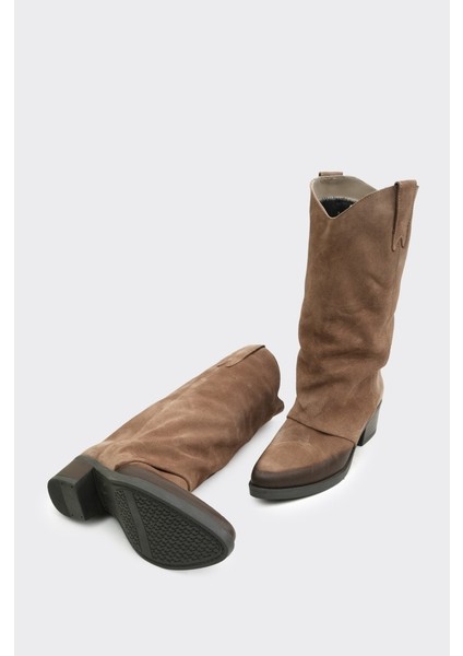 Hakiki Deri Fermuarsız Kadın Çizme fırsatları