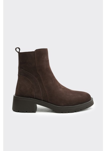 Hakiki Deri Comfort Taban Kadın Bot