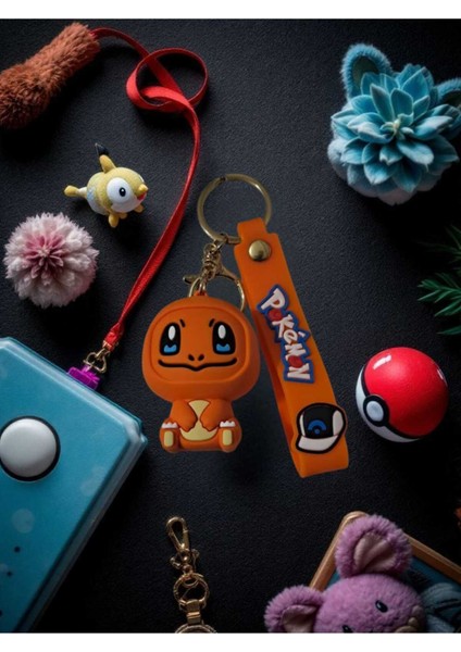 Anime Anahtarlık Action Figure Silikonlu Çizgi Film Karakterli & Çanta Aksesuarları